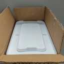 Sterilite 12-Pack Latching Box, Under Bed Storage Bins with Lids, Clear Plastic, 15 Quart - Heavy-Duty Organizing Containers for Closet, Bathroom, and Office