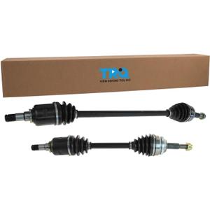 TRQ Front Left and Right CV Axle Assembly Set 2 Piece Compatible with 03-06 Toyota Matrix XR Base Model FWD Manual 07-08 Matrix Manual 03-06 Pontiac Vibe Base Model FWD Manual 07-08 Vibe Manual