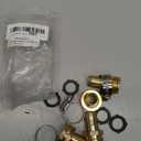 Garden Hose Repair Connector with Clamps, Fit for 3/4 Inch or 5/8 Inch Male and Female Garden Hose Fittings, 2 Set