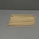 Santoy 100 PCS Dowel Rods Wood Sticks Bamboo Dowel Rods - 1/4 x 12 Inch Unfinished Wooden Sticks - for Crafts,DIYers,Tiered Cake Support and Wedding Ribbon Wands