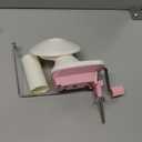 Olikraft Manual Yarn Winder | Yarn Ball Winder, Roller, Baller Crochet Spinner for Crocheting | Clamp for 1 3/4" Surfaces | Create Cakes up to 4oz (Pink)