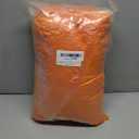 Amdrebio Orange Round Circle Rug 4Ft for Bedroom Living Room, Fluffy Fuzzy Area Rugs for Kids Room Decor Aesthetic, Cute Furry Plush Shag Carpet for Toddler Teen Girls Boys Baby Nursery Dorm Playroom