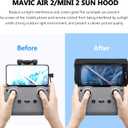 STARTRC Sun Hood Sunshade for DJI NEO 2/Avata 360/Mini 5 Pro/Mini 3/Mini 4K/Mini 4 Pro/Avata 2/Flip/Mavic 4/Air 3s Classic RC-N3/N2 Controller Accessories for 4.4-7.1inch Smartphone Screen