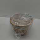 Large Multipurpose Wicker Basket with Handle, 14.2 x 11 x 6.7 in Wicker Picnic Basket with Liner, Empty Gift Basket, Oval Willow Woven Basket for Fruit, Gathering, Wedding, Picnic, by GNIEMCKIN (1 PCS Large Circular vine)