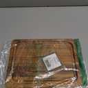 Lipper International 7215 Teak Wood Edge Grain Kitchen Cutting and Serving Board, Small, 12" x 9" x 5/8"