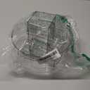 Taiuloo 360 Rotating Makeup Organizer, Lazy Susan Cosmetics Storage Turntable, Round Spinning Brush & Pen Holder, Clear Acrylic Organizer Tray for Vanity, Bathroom, Office Desk (5 Compartments)