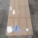 happimess HPM9004B Michael 35" Wicker Storage Trunk, Collapsible for flat storage, Rattan-Kubusoft Gray, Coastal for Office, Dorm Room-LivingRoom, Bedroom, Dining Room, Natural