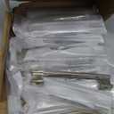 Amerdeco 20 Pack Satin Nickel Cabinet Pulls - 5 Inch Hole Centers - Kitchen Handles & Drawer Pulls (5"/128MM Hole Center, Brushed Satin Nickel)