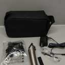 Wahl USA Stainless Steel Lithium-Ion Cordless Beard Trimmer for Men - Rechargeable All in One Men's Beard Trimmer with Rotary Ear & Nose Trimmer, & Detail Trimmer - Model 9818A