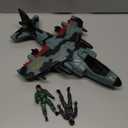 JOYIN Military Toy Set, Airplane, Role Play Fighter Jet with Soliders, Army Men Action Figures, Snowmobile, Kayak Boat, Army Toys for Boys Age 4-7, Kids Birthday Easter Presents