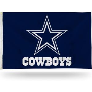 NFL Rico Industries Standard 3' x 5' Banner Flag Single Sided - Indoor or Outdoor - Home Dcor