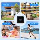Mini Indoor Wireless WiFi Camera Spy Small Home Security Hidden Cameras Body Small Outdoor Camara Micro Nanny Cam Pet Dog Babysitter House Security Cams Room Cams No Need Wifi Cam Compatible Android