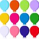Kisston 360 Pcs Balloon Cutouts Paper 3.9 Inch Assorted Color Die Cuts for DIY Craft Projects School Classroom Bulletin Board Decor