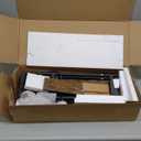 End Table with Movable Top and Charging Station, Narrow Side Table with Storage Cabinet and USB, Sofa Table for Living Room Bedroom (Walnut)