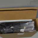 Metal Dustpan Long Handle Stainless Steel Dustpan,Heavy Duty Standing Dust Pan with Teeth, Indoor Outdoor Up for Home Kitchen Lobby Room Office