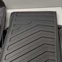 OEDRO Floor Mats for Honda Pilot 8 Passenger (No Elite Models) 2016-2022 All-Weather TPE Waterproof Floor Liners Includes 1st, 2nd and 3rd Row: Full Set Black Car Accessories