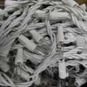 Clear Christmas Lights 50FT 200 Incandescent Bulbs Warm White Mini Lights with White Wire for Christmas Tree, Garland, Thanksgiving, Wedding, Party, Home, Indoor & Outdoor Festival Decoration