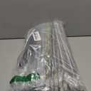 Flacchi Solar Meteor Shower Icicle Lights - 20 Tubes 480 LED Cascading Raindrop Lights, Outdoor Waterproof Christmas Decorations for Holiday Party (Cool White, Solar 20 Tubes)