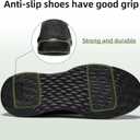 OrthoComfoot Men's Orthopedic Comfortable Slip-On Shoes with Arch Support, Orthotic Loafers for Plantar Fasciitis, Canvas Leisure Vintage Flat Walking Shoes for Foot and Heel Pain Relief (Gray, Size 12)