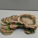 PINVNBY Turtle Basking Platform,Tortoise Resin Dock Resting Rock Reptile Habitat Ornament Hiding Cave Floating Ledge Aquarium Decoration for Bearded Dragons,Lizard,Newts,Frogs