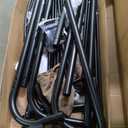 Garvee 3-Person Patio Swing Chair with Convertible Canopy - Adjustable Tilt Hanging Glider Lounge for Porch and Outdoor Use, Red