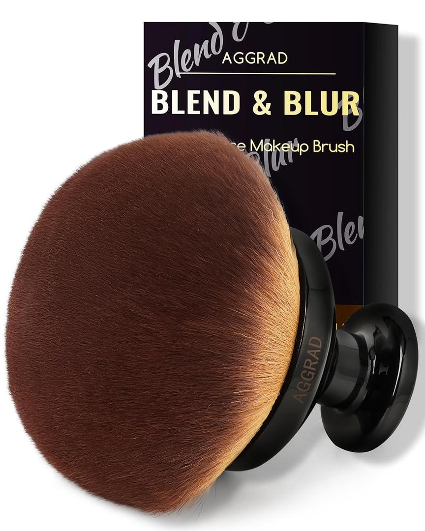 Ultra Large Body Makeup Brush For Self Tanner, Self Tan Back Applicator, Kabuki Brush For Bronzers Blend Self Tanning Applicator, Beauty Supreme Cream Liquid Foundation Brush for Face Leg Makeup