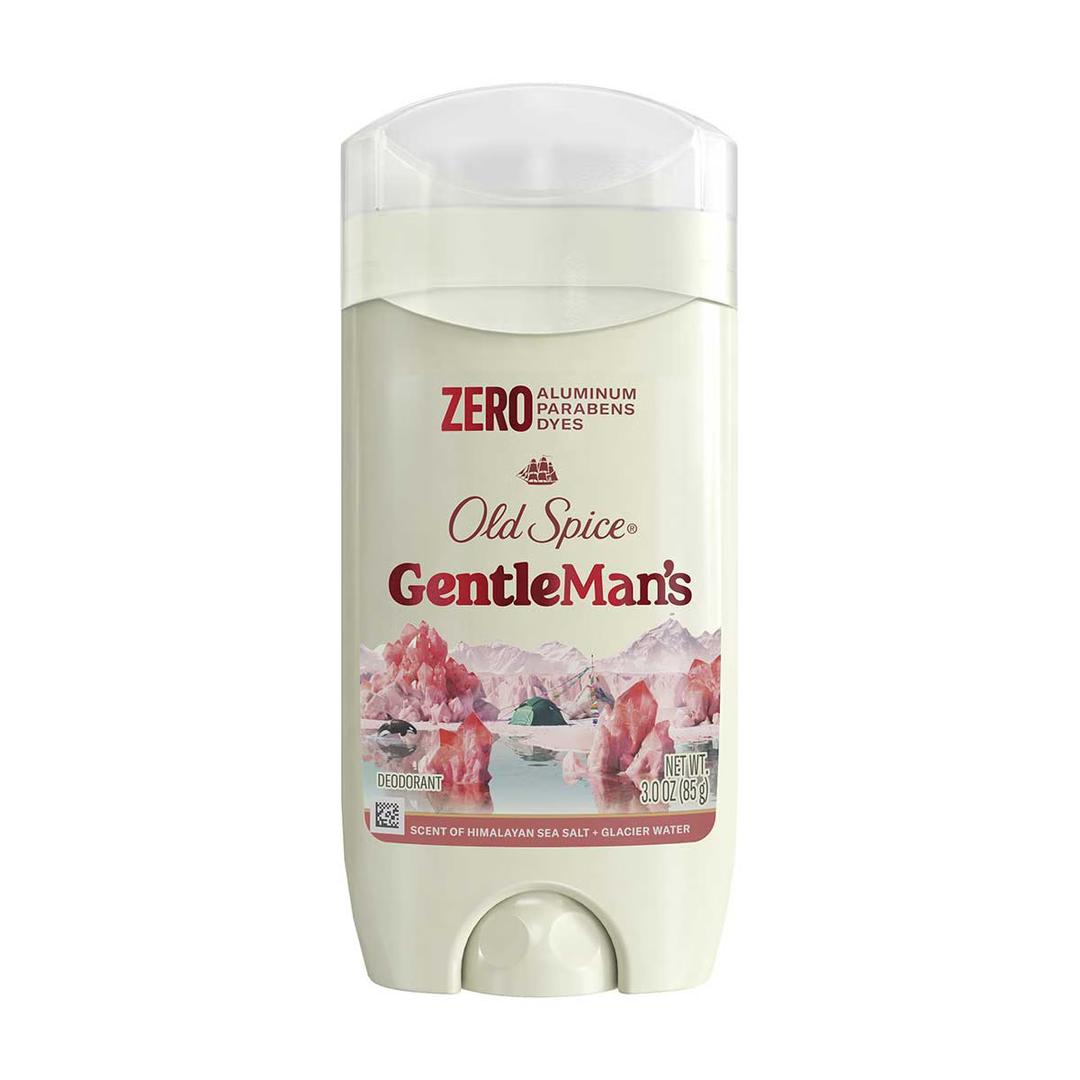 Old Spice GentleMan's Aluminum Free Dry Feel Deodorant for Men, 24/7 Lasting Freshness, Gentle on Skin with Skin Conditioners, Himalayan Sea Salt + Glacier Water Scent, 3.0 oz 