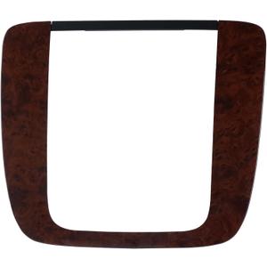 Dash Center Radio Bezel Trim Instrument Panel Cover Gaston Walnut Compatible with 2007-2014 Chevrolet Chevy Suburban Silverado Tahoe Avalanche,GMC Yukon XL Replaces 25887440