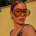 SODQW 2 Pack Oversized Aviator Sunglasses for Women Men With Earring Trendy Large Big Double Bridge 2025 Shades