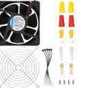 W0301112 W0301101 Refrigerator Evaporator Fan Motor, DC24V,0.4A,50-60HZ, Compatible with ATOSA Undercounter Refrigerator MGF8401 MGF8401GR MGF8402 MGF8403, Energy Saving Mute, Complete Parts