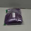 Purple Braiding Hair 20 Inch Pre Stretched Hair Long Straight Crochet Braids Yaki Texture Synthetic Fiber 4 Packs (Dark Purple)