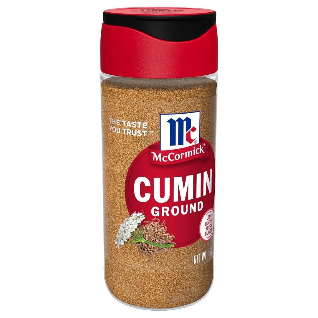 McCormick Ground Cumin, 1.5 oz (Pack of 6) (EXP 08/27/28)