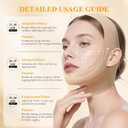 Collagen Face Sculpt Wrap, Reusable Face Mask Jawline Shaper Chin Strap For Sleeping Made With Skin-Friendly And Breathable Materials
