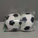 2 Pack Plush Soccer Ball Pillow Stuffed Toy Soccer Ball Soft Plush Soccerball Sports Throw Pillows for Home Room Bedroom Sofa Decoration Sport Theme Birthday Party Supplies