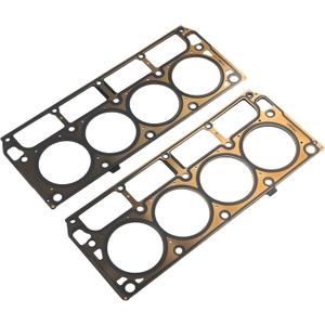 2 Pcs Cylinder Multi Layer Head Gasket For LS1 LS6 V8 4.8L 5.3L 5.7 Liter Engine Compatible With Chevy/GMC/Buick/Cadillac/Pontiac/Hummer/Saab Vehicle 1998-2019, Replace#12589226 12498544 98544