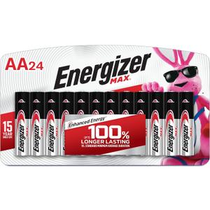 Energizer AA Batteries, MAX Double AA Battery Alkaline, 24 Count