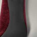 EBYNUE Women's Kitten Pumps Dress Shoes (9.5, Wine/Velvet)