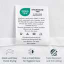 California Design Den King Size Pillowcase Set - 400 Thread Count, 100% Cotton Sateen, Set of 2 Pillow Covers, Soft and Breathable - Bright White