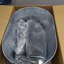 2 Set 4 Gallon Galvanized Beverage Tub Include 2 Ice Buckets with Handle 2 Ice Scoops and 2 Insulated Mats Drink Bucket Cubetas Para Cerveza for Cocktail Bar Party Chill Wine Champagne Beer
