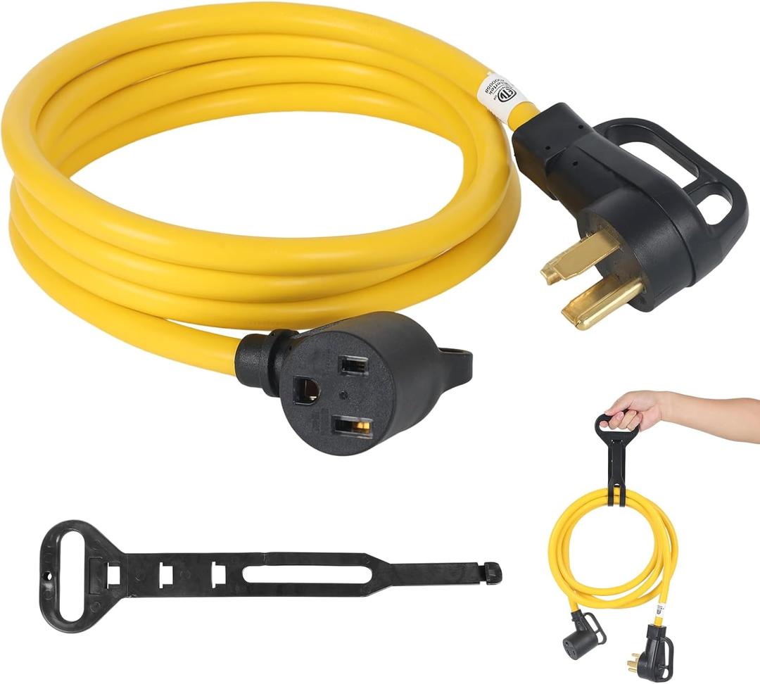 10FT NEMA 14-30P to 6-50R Welder Adapter Cord, ZDHQLHJ 30Amp 4 Prong 14-30 Dryer Male Plug to 50Amp 3 Prong 6-50 Welder Female Receptacle Power Cord, for Welding Machine Plasma Cutter EV Charger