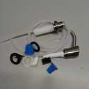 Dish Soap Dispenser for Kitchen Sink, Built in Sink Soap Dispenser Brushed Nickel, Countertop Soap Dispenser Stainless Steel Pump with 47" Extension Tube kit, No Need to Fill Little Bottle Again