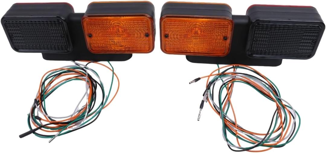 JZGRDN Left & Right Rear Tail Light LVA18272 LVA18273 Compatible with John Deere 1023E 1025R 1026R 2025R 2032R 3025D 3025E 3032E 3035D 3038E 3043D 4044M 4049M 4052M 4066M 5090EL 50100ML 5115ML 5125ML