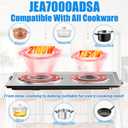 Upgraded JEA7000ADSA Cooktop Module Compatible with Jenn Air Cooktop Replacement Parts JEA7000ADS A100 Coil Cartridge For Whirlpool Jennair Cook top Burners Electric Stove Range Oven Element Cartridge