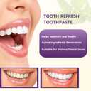 Tooth Refresh Toothpaste, Fresh Breath Whitening Toothpaste, Natural Oral Care & Enamel Repair, Helps Remove Coffee, Tea & Wine Stains, 3.52 oz (1)