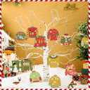 Remuuly 15 Pcs Christmas Ugly Sweater Diamond Painting Keychain 5d Double Sided Full Diamond Key Rings Painting Kits for Winter Christmas Hanging Ornaments for Crafts DIY Home Decor