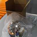 Alytimes Mirror Disco Ball - 8-Inch Cool and Fun Silver Hanging Party Disco Ball Big Party Decorations, Party Design