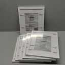 HappyHapi 8x10 Picture Frame Set of 6, 8x10 White Picture Frame Display Pictures 5x7 with Mat or 8x10 Without Mat. Wall Hanging Photo Frame or Tabletop Display Gallery Frame (White)