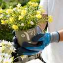 CYRUS 2 Pairs Nitrile Gardening Gloves for WomenMen, Thorn-Proof Garden Gloves,Work for Weeding, Digging, Pruning