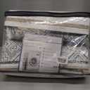 BESTSWEETIE 5x7 Area Rugs for Living Room Washable Moroccan Farmhouse Neutral Geometric Low Pile NonSlip Soft Print Pattern Rug for Bedroom Kitchen Dining Room Entryway Black/Brown