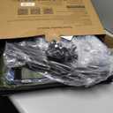 Pecute Heated Outdoor Cat House with Heating Pad - Weatherproof Insulated Winter Shelter for Outside Feral Cats, Cathouse with 2 Exits, Reinforced Metal Frame, Expanded Canopy for Porch Garage Barn (Small)